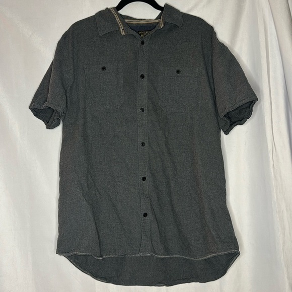 GRIZZLY MOUNTAIN GREY CASUAL BUTTON DOWN (XXL) - Picture 1 of 8